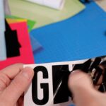 Cutting out the logo