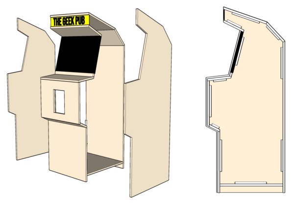 Defender Arcade Cabinet Plans - Image 3