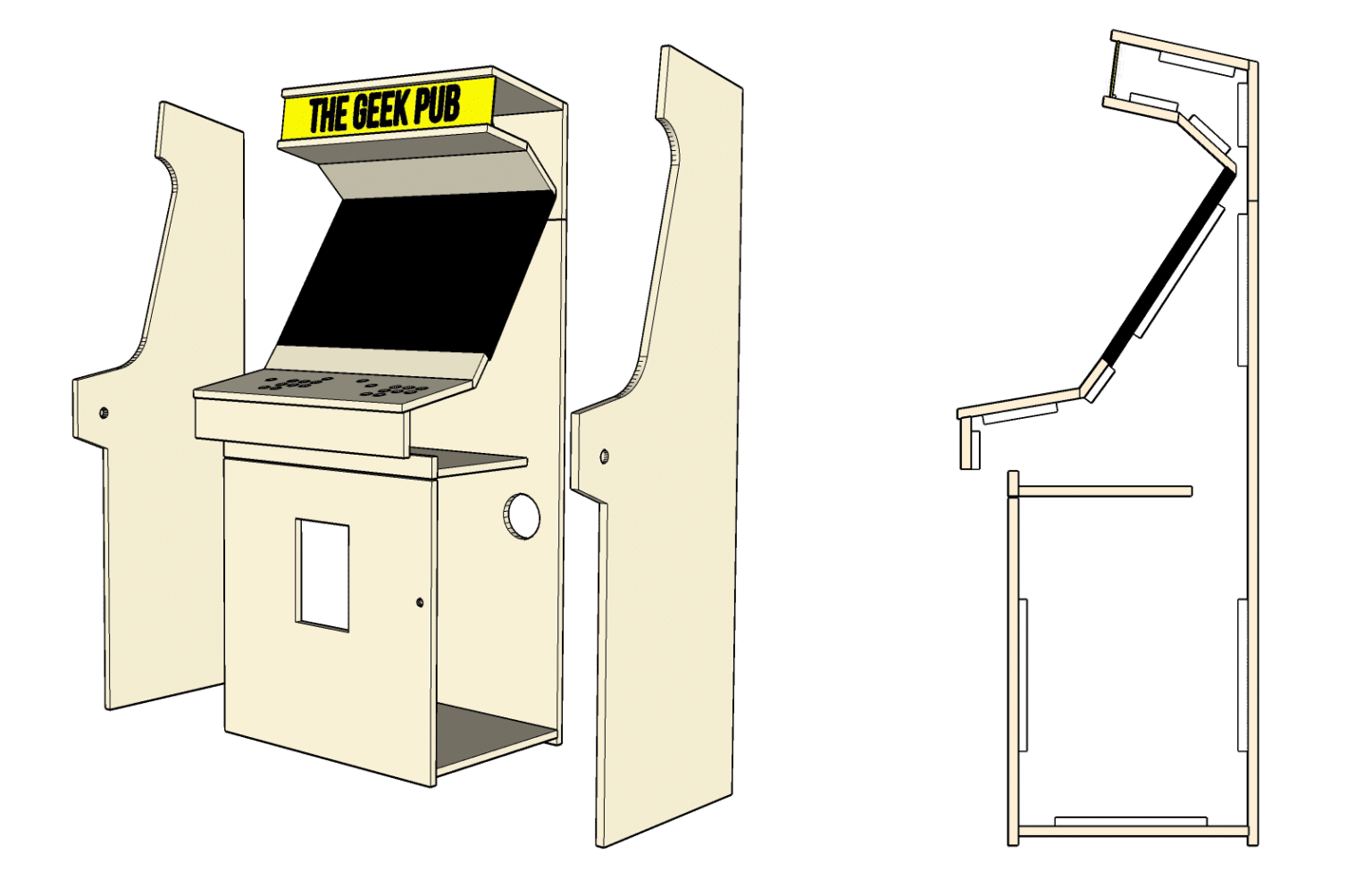 arcade-cabinet-plans-the-geek-pub