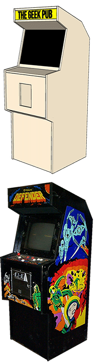 Defender Arcade Cabinet Plans