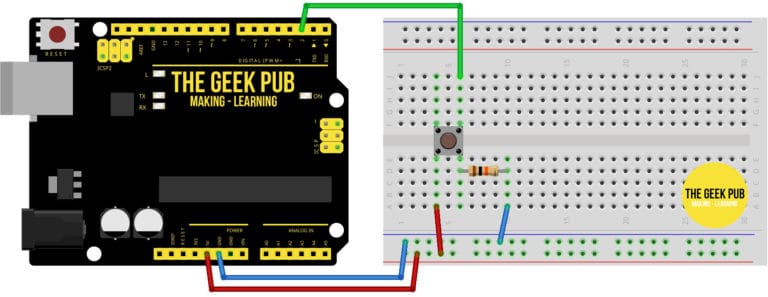 Arduino Button Tutorial - The Geek Pub