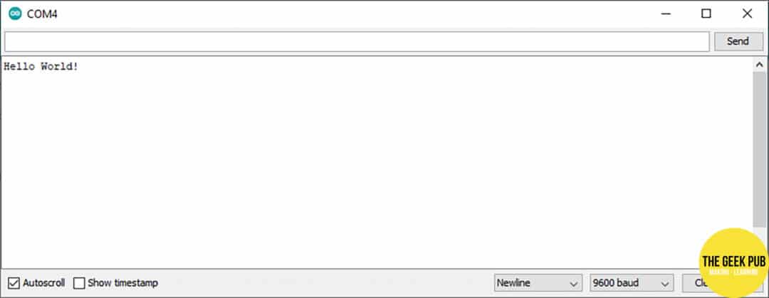 Arduino Basics: Hello World! - The Geek Pub image.