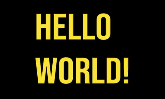 Arduino Basics: Hello World!