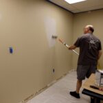 Painting Light French Grey Sherwin Williams