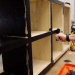 Painting the Credenza Lower Set