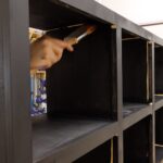 Painting the Credenza Lower Set