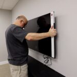 Hanging the YouTube Studio TV