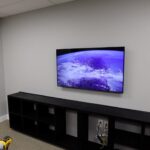 Hanging the YouTube Studio TV