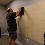 Installing Acoustic Foam Tiles in the Studio