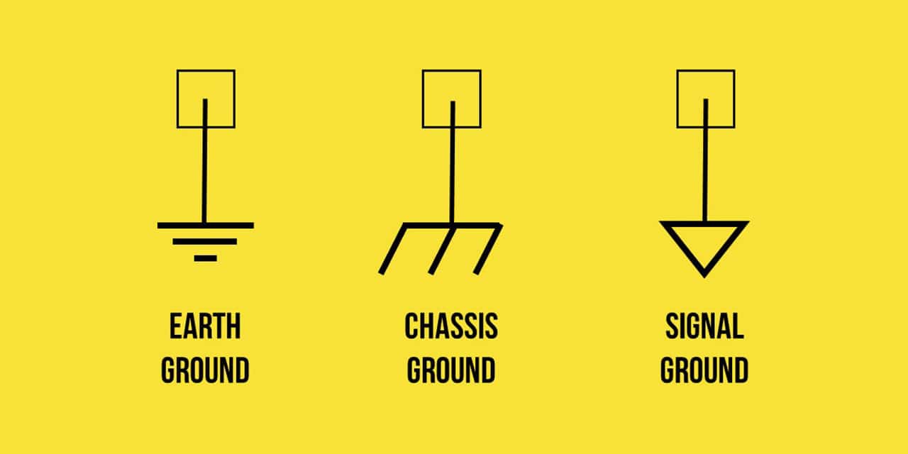 Types of Grounds: Earth Ground, Chassis Ground, Signal Ground