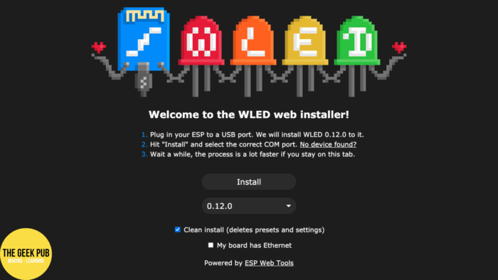 WLED: How to setup and configure WLED - The Geek Pub