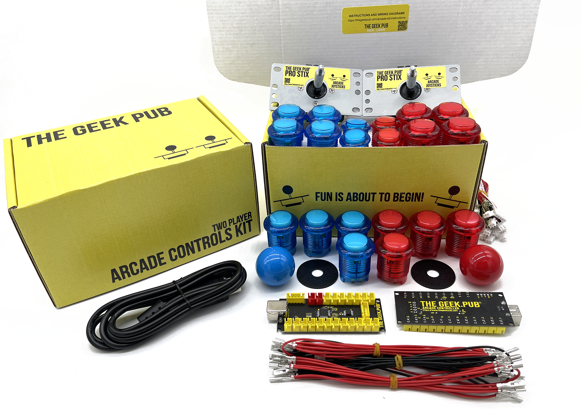 Arcade Joystick and Button Kit - ArcadeModUp