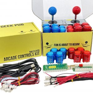 Arcade Control Kit 2-Player LED Blue/Red