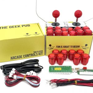 Arcade Control Kit 2-Player LED Red/Red