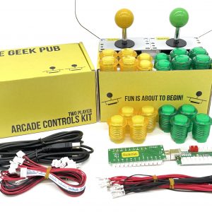 Arcade Control Kit 2-Player LED Yellow/Green