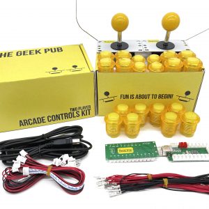 Arcade Control Kit 2-Player LED Yellow/Yellow
