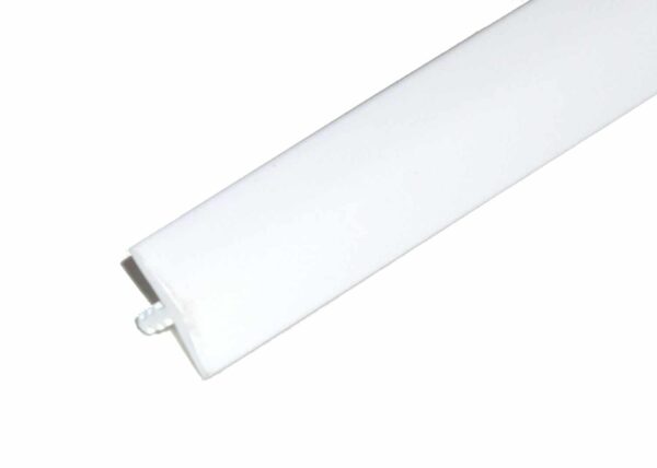 1/2" White T-Molding