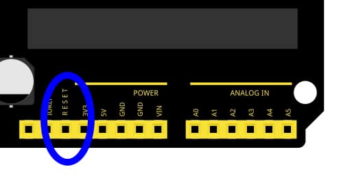 Arduino Hardware Reset Pin