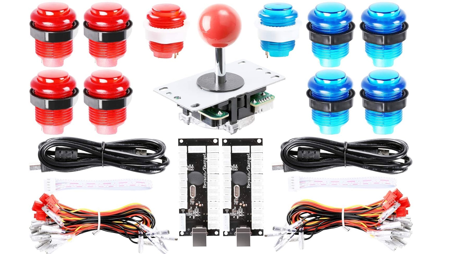 EG Starts 4 Player Classic DIY Arcade Joystick Kit