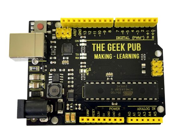 The Geek Pub Uno (Arduino Clone) Top