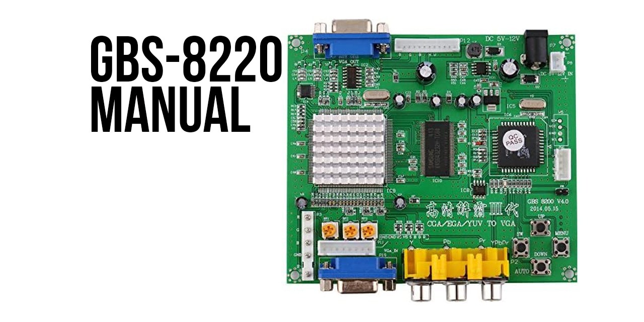 GBS-8200 Manual (CGA to VGA converter)