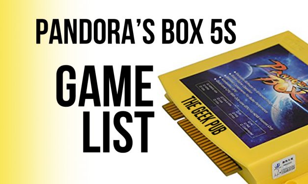 Pandora’s Box 5S Game List
