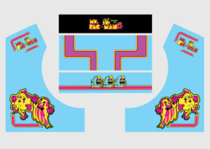 MsPacMan Bartop Arcade Cabinet Skin