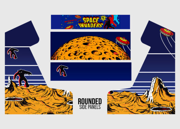 Space Invaders Bartop Arcade Cabinet Skin - Image 3
