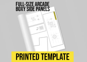 Full-Size Arcade Printed Template Boxy Side Panels