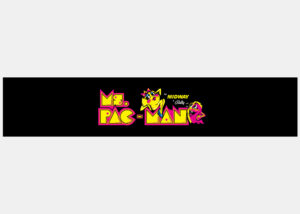 Ms Pac-Man Bartop Arcade Marquee