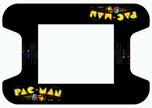 Pac-Man Cocktail Table Arcade Underlayment Reproduction