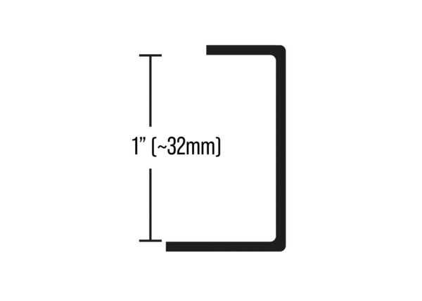 Midway cocktail top glass clips 1 inch opening dimensions