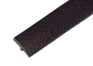 3/4" Black Leather T-Molding Arcade