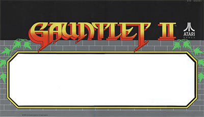 Gauntlet II Marquee Arcade Artwork