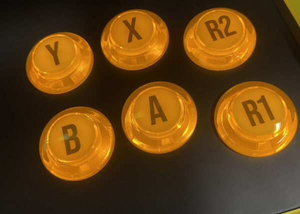 Arcade Button Labels (No Circle)