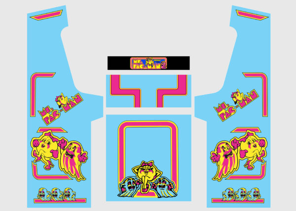 Ms. Pac-Man Full-Size Arcade Skins Classic