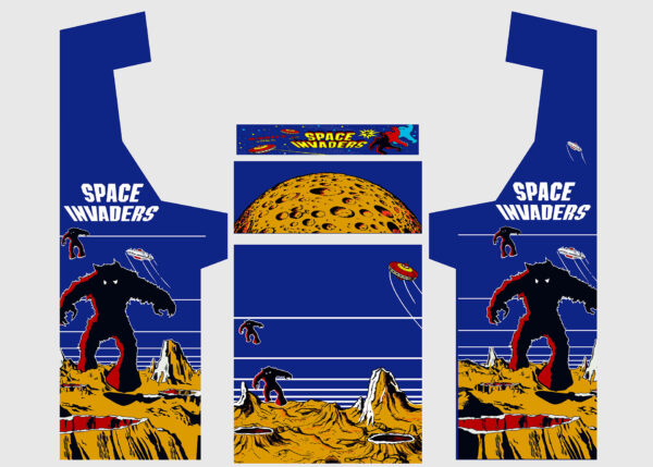Space Invaders Full-Size Arcade Skins Boxy