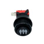 3UP Black American Arcade Button 30mm
