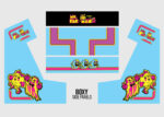 MsPacMan Bartop Arcade Cabinet Skin Boxy Side Panels