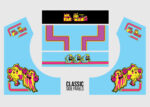 MsPacMan Bartop Arcade Cabinet Skin Classic Side Panels