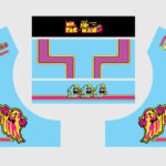 MsPacMan Bartop Arcade Cabinet Skin
