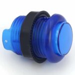 Blue LED Lit Arcade Button by The Geek Pub