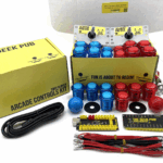 Blue-Red 2 Player Arcade Controls Kit by The Geek Pub