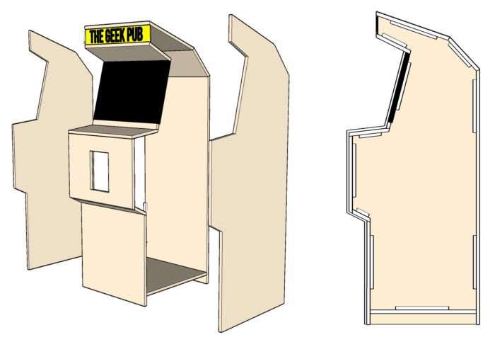 Defender Arcade Cabinet Plans - Image 3