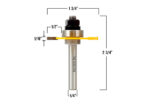 T-Molding Slot Cutter Router Bit Dimensions