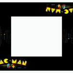 Pac-Man Cocktail Table Arcade Underlayment Reproduction