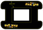 Pac-Man Cocktail Table Underlayment with Bleed Marker