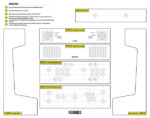 Wall Mount Arcade Printed Templates Rounded Side Panels - Image 2