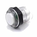 White Arcade Button by The Geek Pub