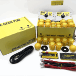 Yellow-Yellow 2 Player Arcade Controls Kit by The Geek Pub